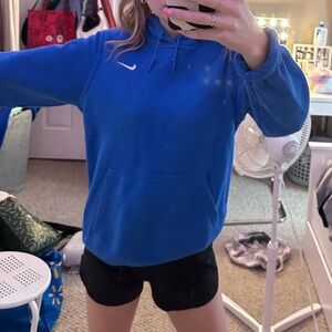 BLUE NIKE HOODIE!!!